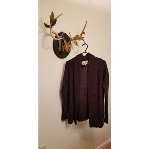 Brown and black heathered cardigan